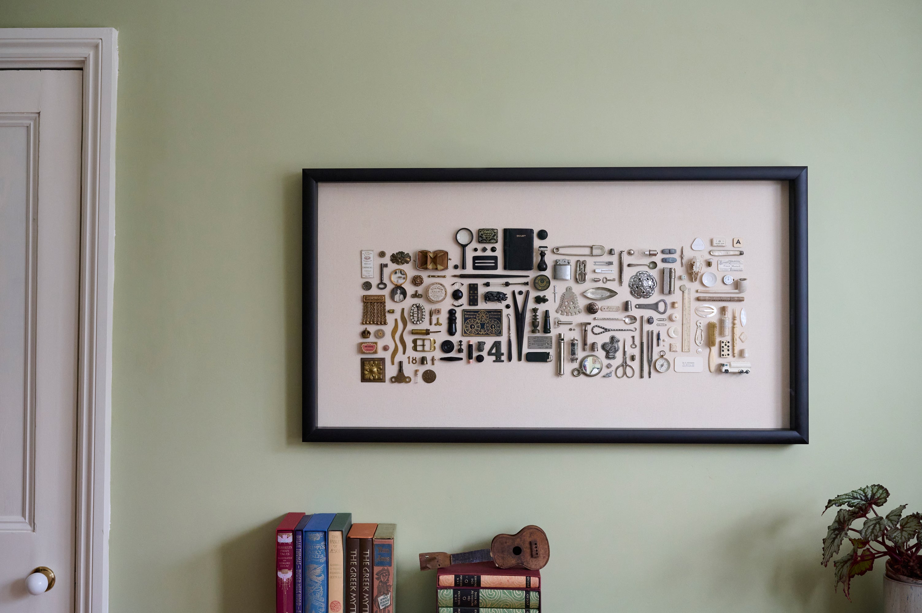 A Slice in Time Composition 5 – Unique Vintage Object Artworks