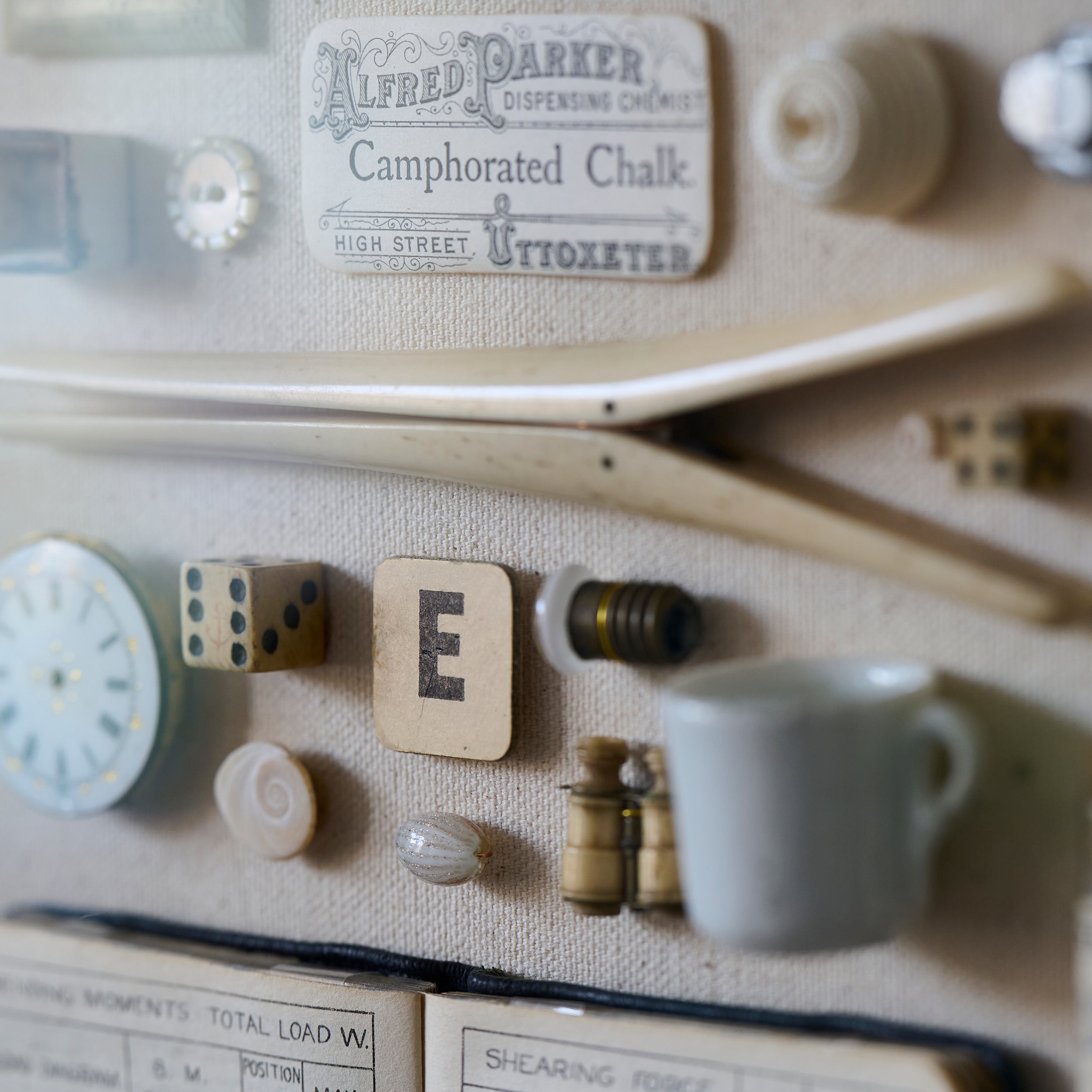A Slice in Time Composition 4 – Unique Vintage Object Artworks