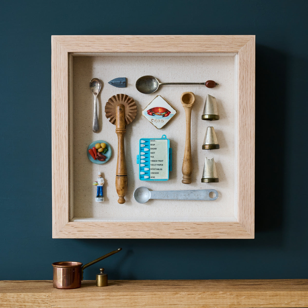 Cook's Apron – Pockets Collection No. 1 – Vintage Object Assemblage Artwork