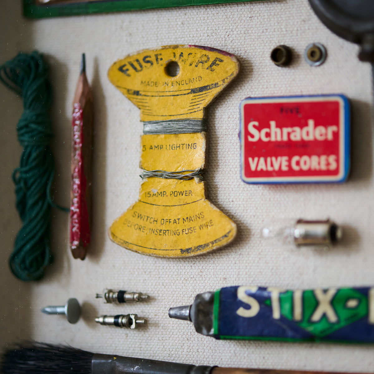DIY Enthusiast – Pockets Collection No. 4 – Vintage Object Assemblage Artwork