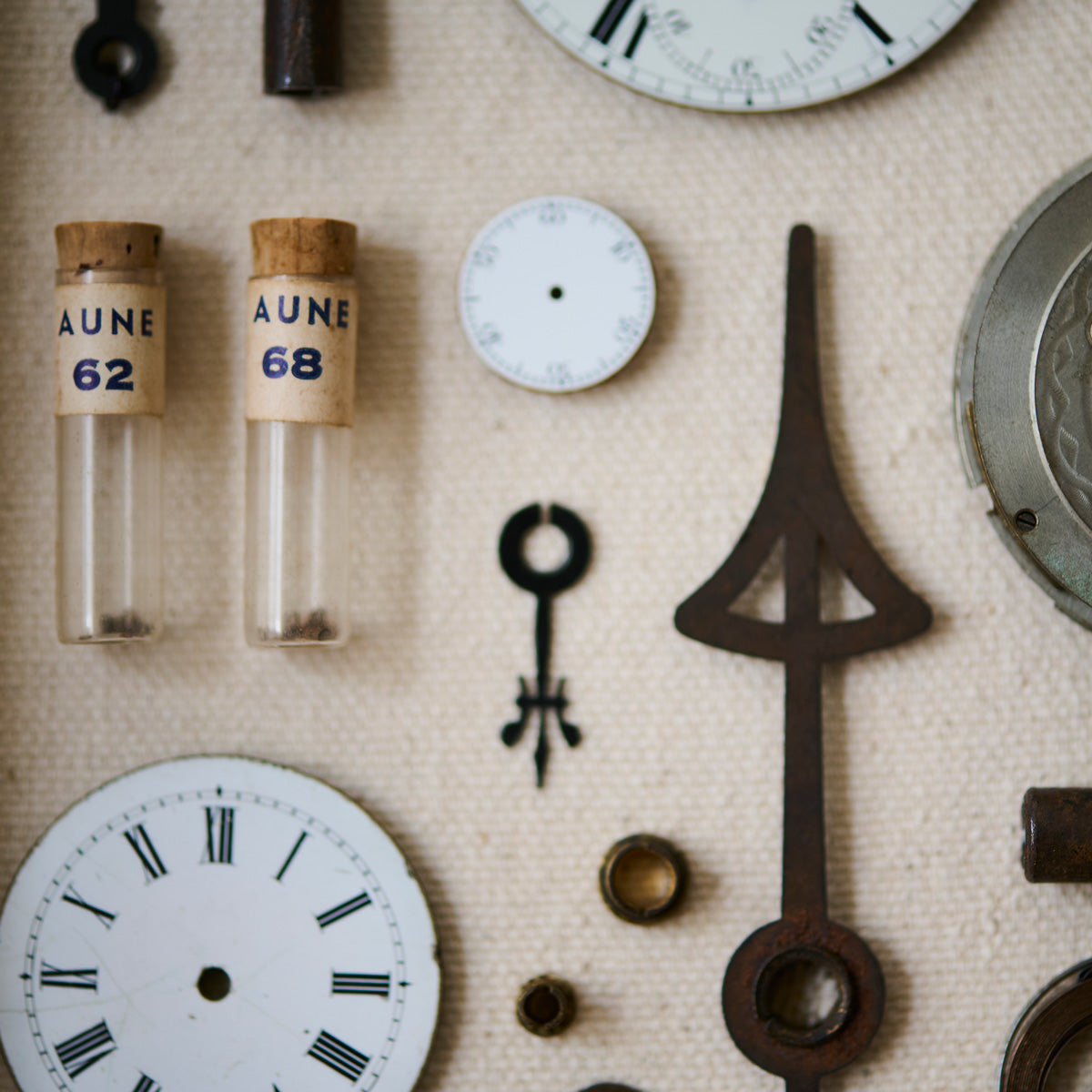 Horologist’s Bench – Pockets Collection No. 3 – Vintage Object Assemblage Artwork