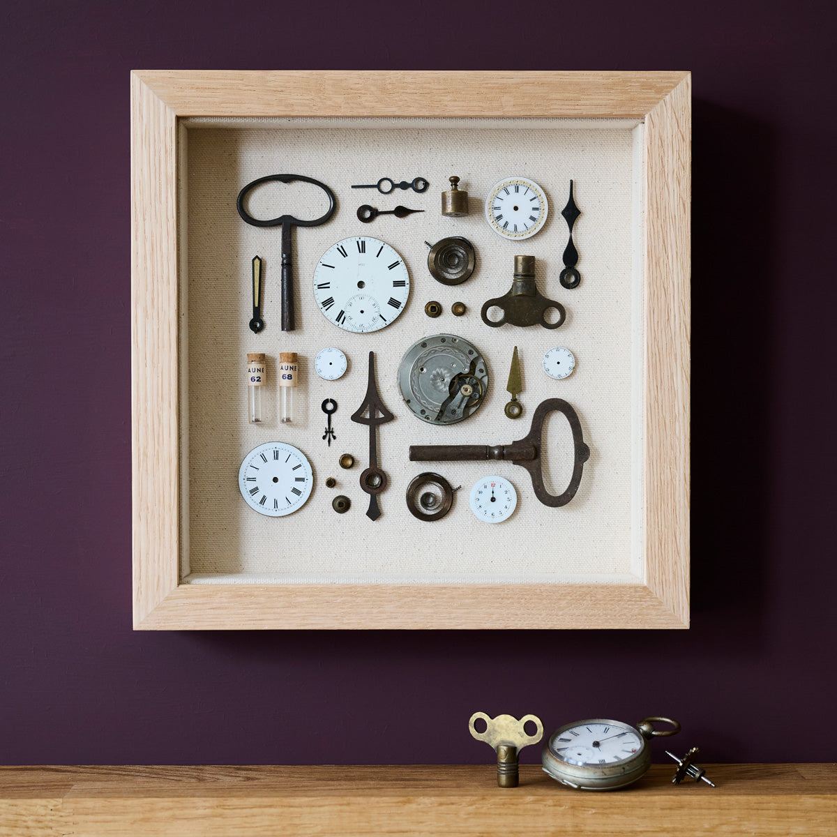 Horologist’s Bench – Pockets Collection No. 3 – Vintage Object Assemblage Artwork