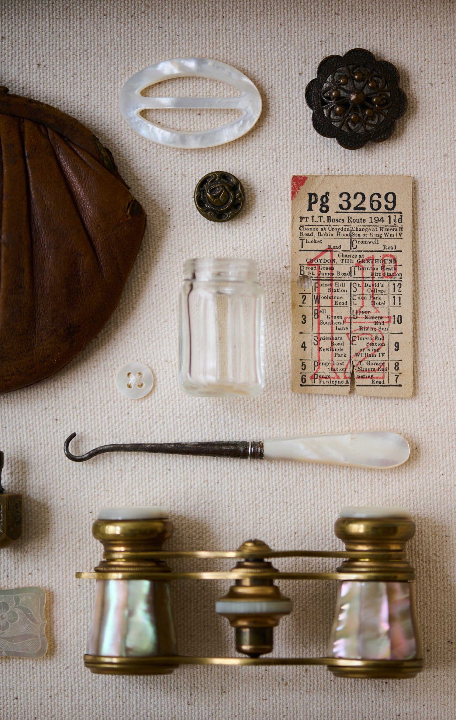 Ladies’ Night at the Opera – Pockets Collection No. 7 – Vintage Object Assemblage Artwork