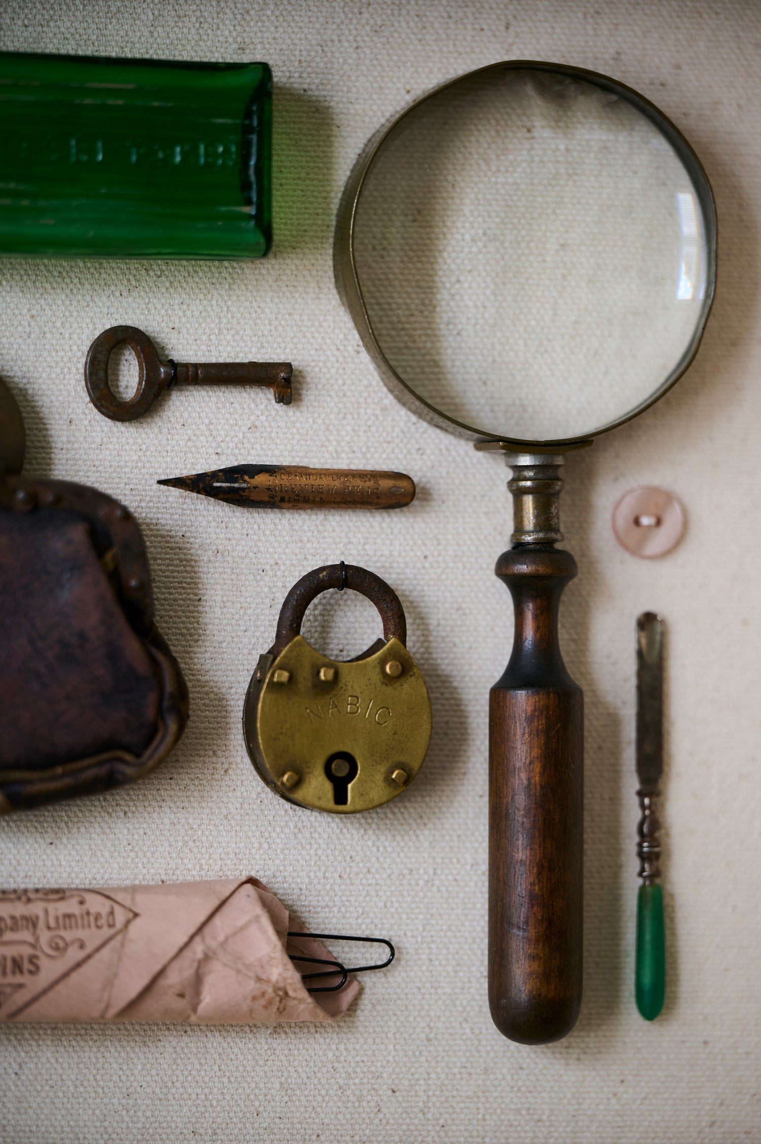 Lady Detective – Pockets Collection No. 8 – Vintage Object Assemblage Artwork