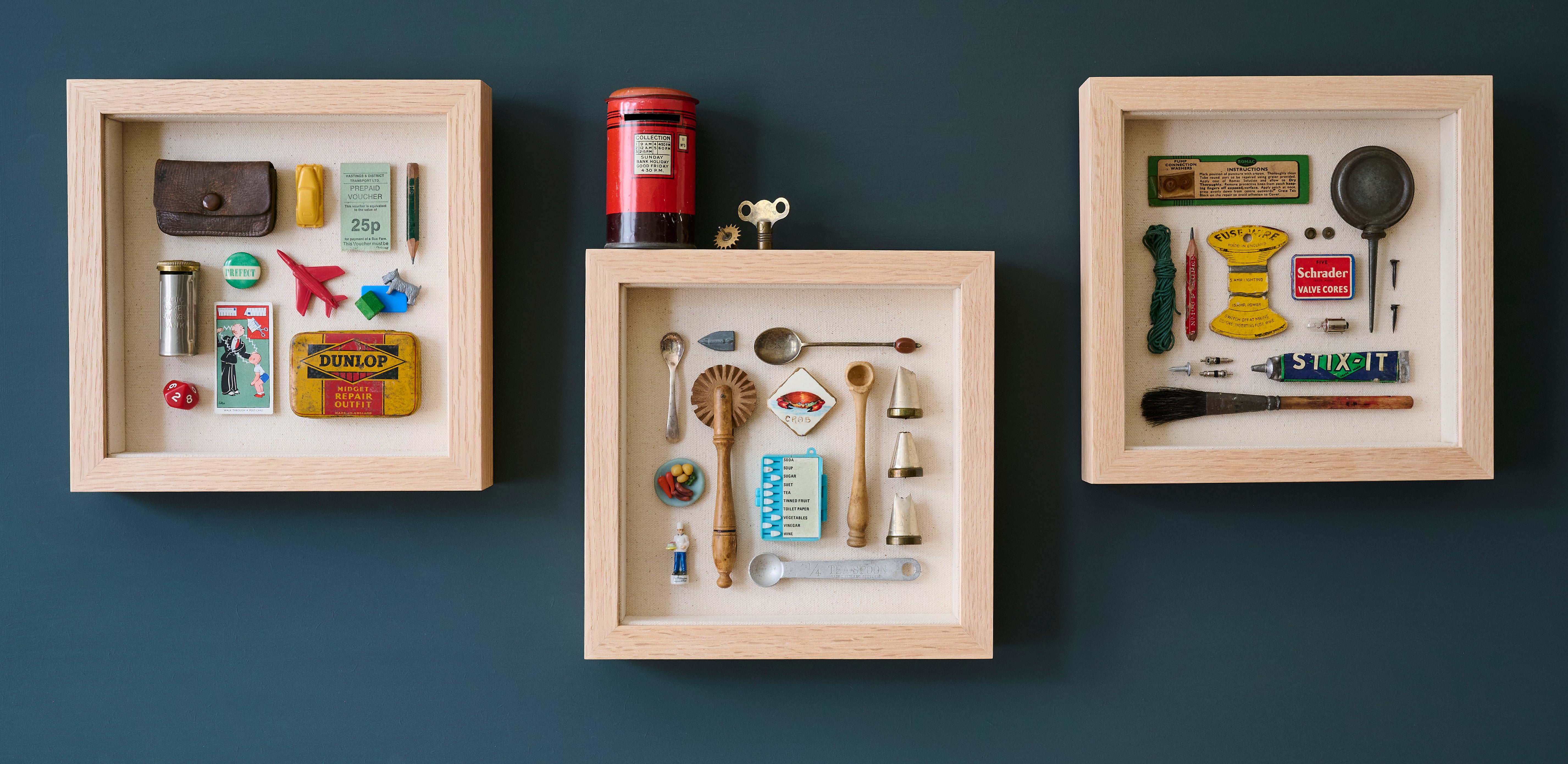 DIY Enthusiast – Pockets Collection No. 4 – Vintage Object Assemblage Artwork