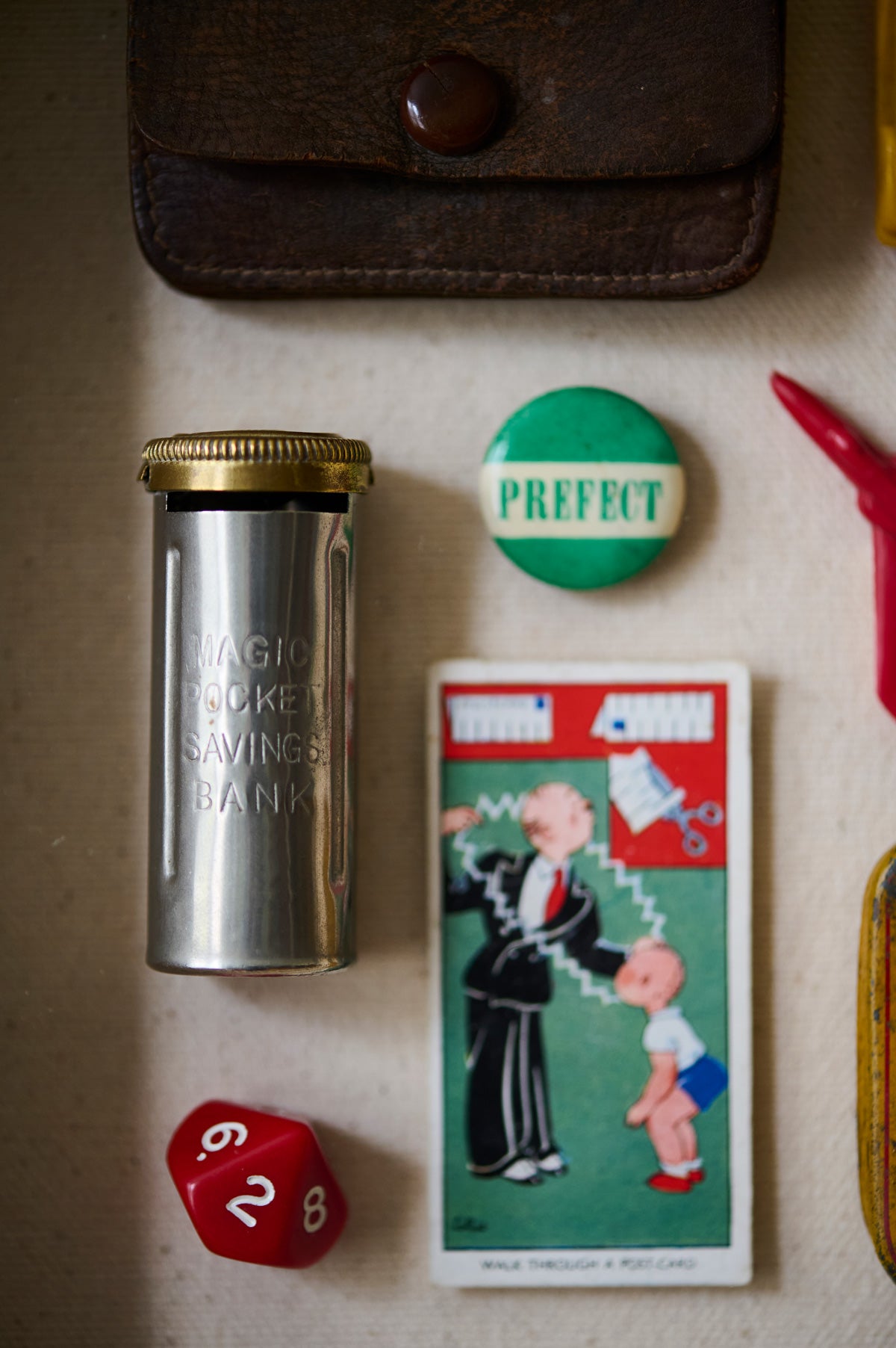 School Boy – Pockets Collection No. 2 – Vintage Object Assemblage Artwork