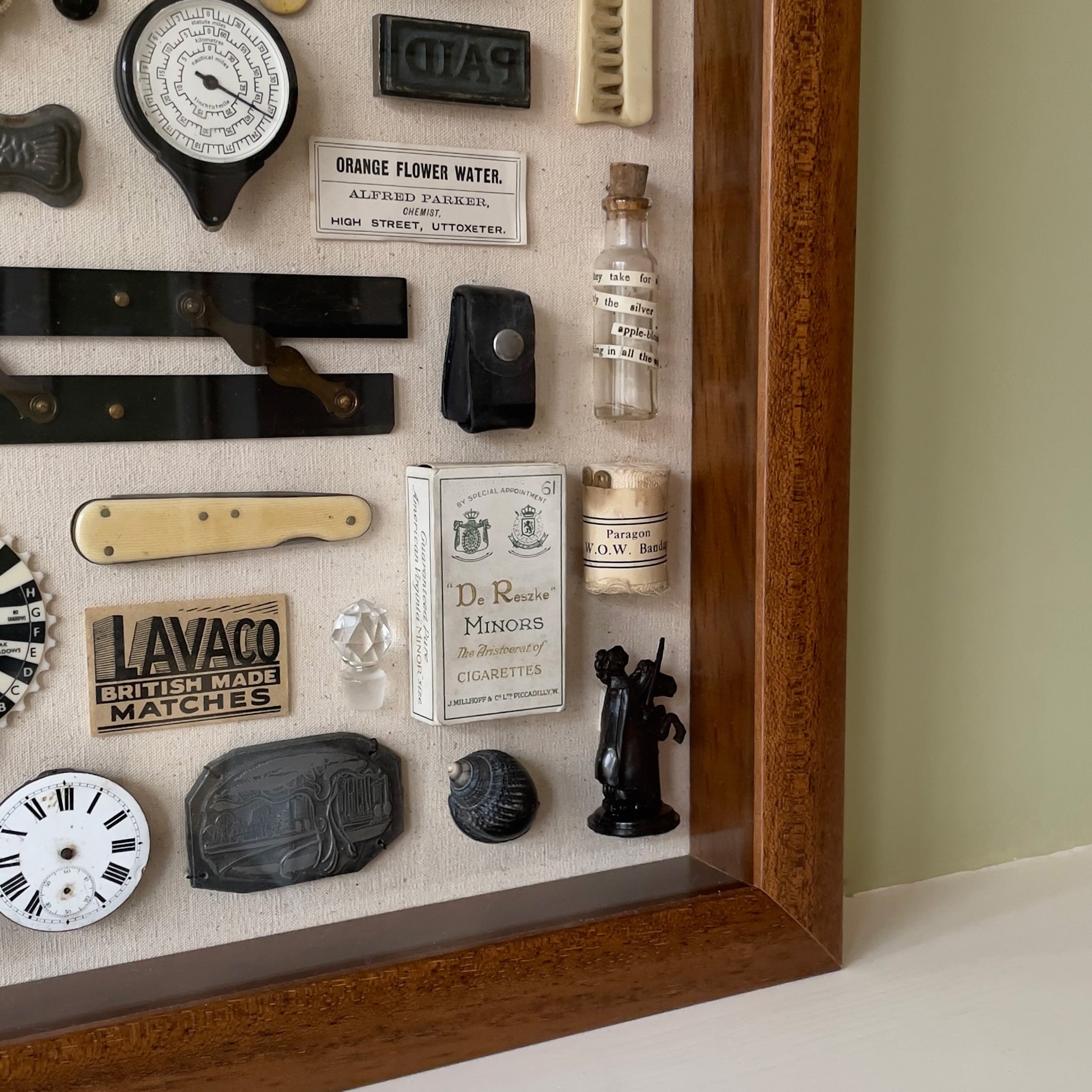 Composition in Black & White – Unique Vintage Object Artwork