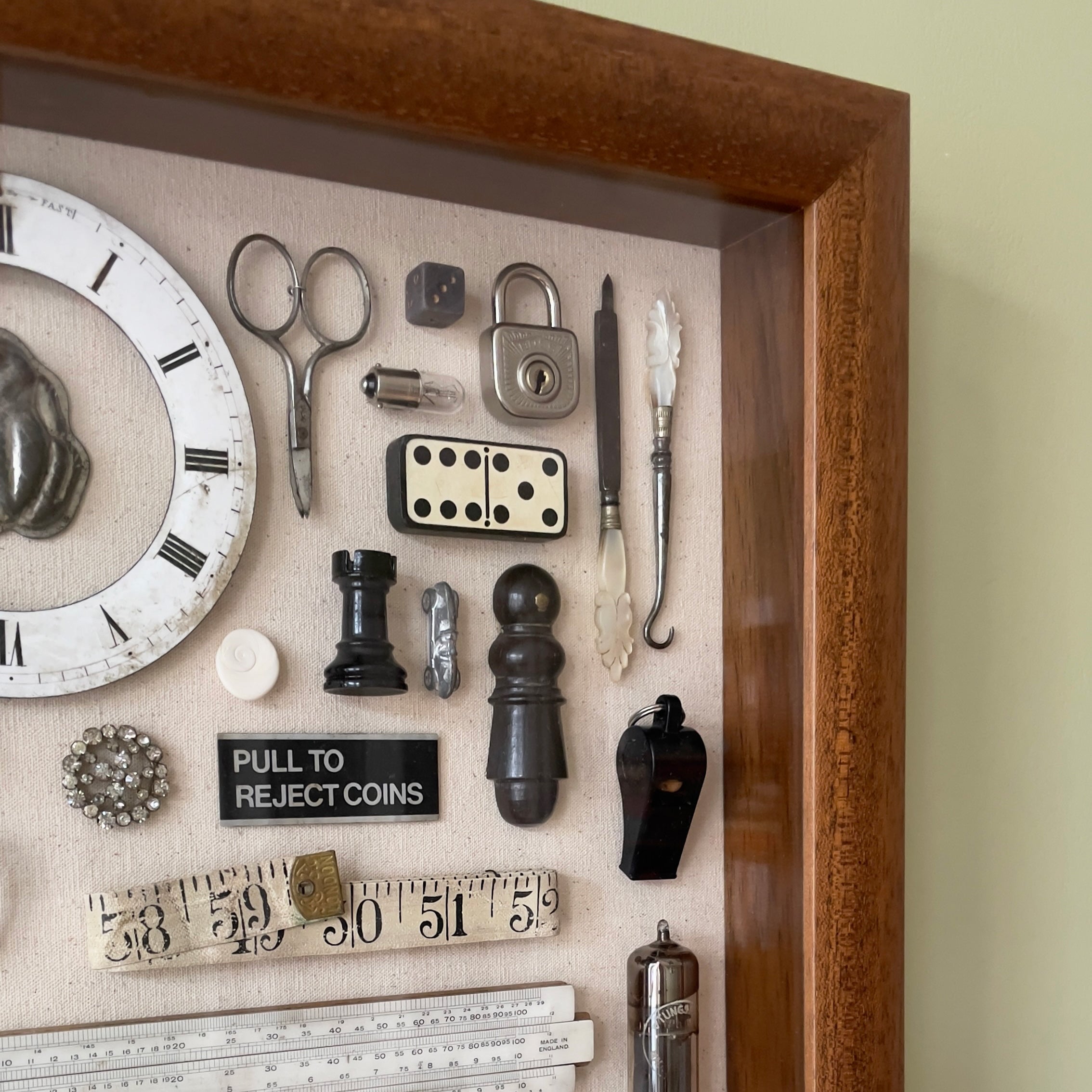 Composition in Black & White – Unique Vintage Object Artwork