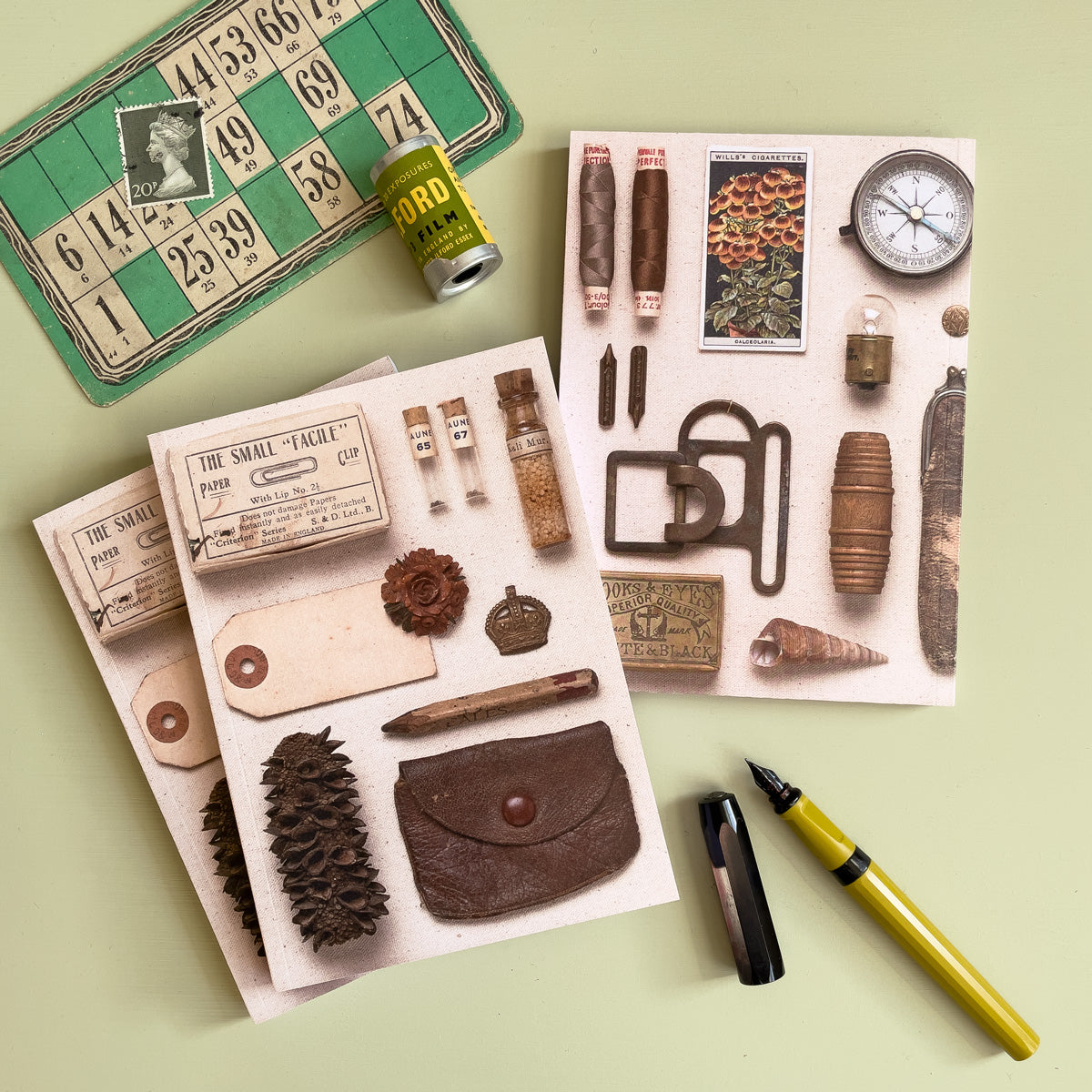 Brown & Gold Vintage Keepsake Pattern Notebook