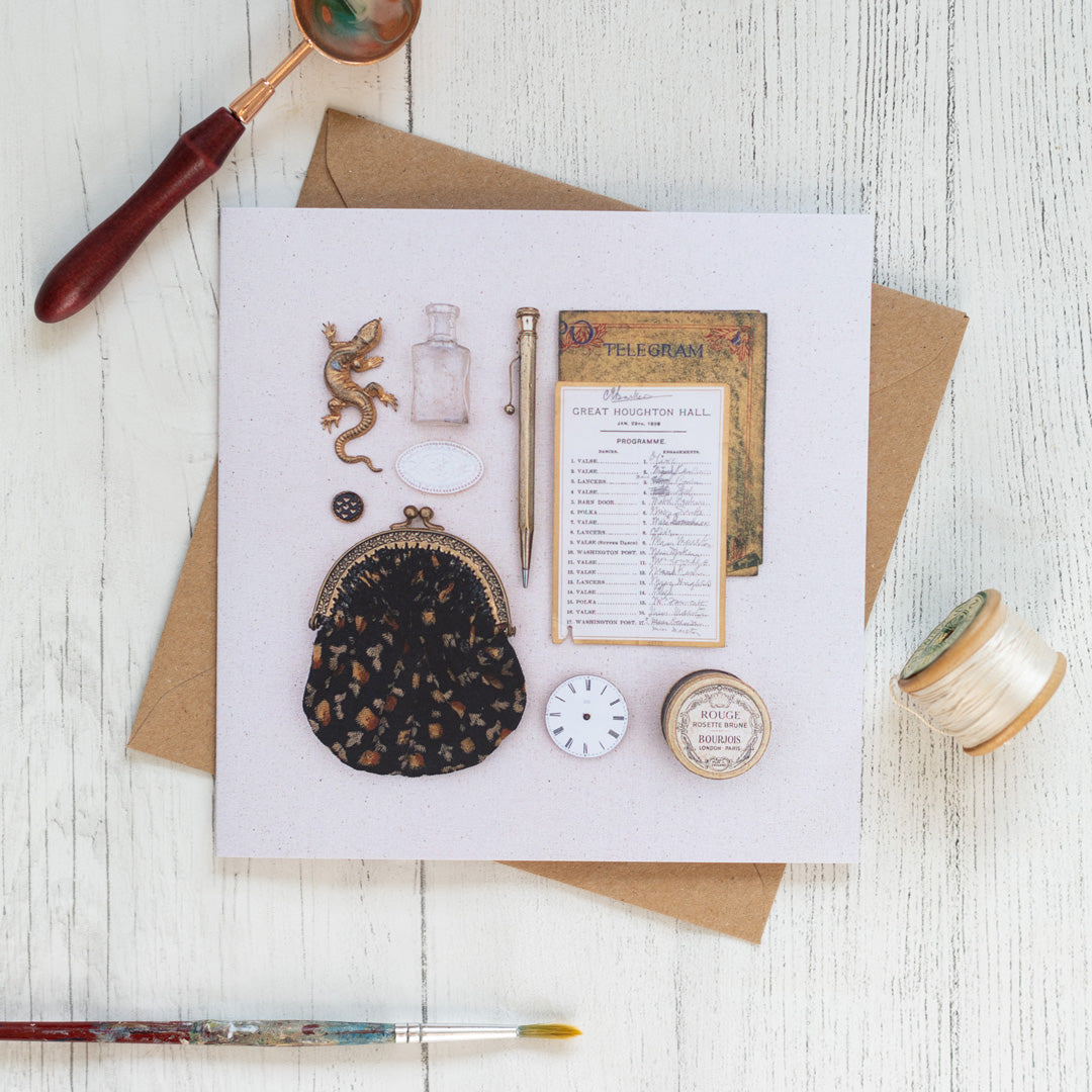 Mix'N'Match 6 Vintage Patterned Eco-friendly Greetings Card