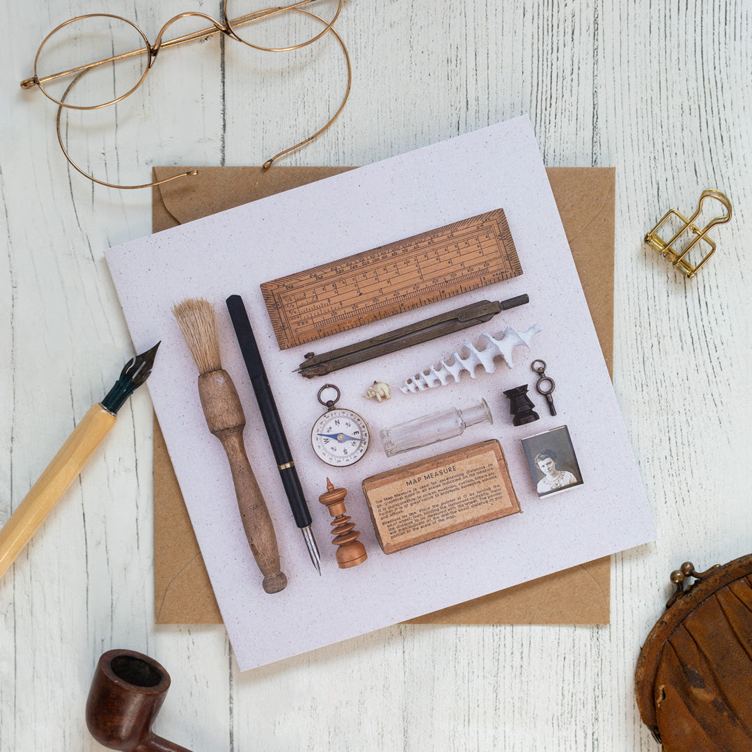 Mix'N'Match 6 Vintage Patterned Eco-friendly Greetings Card