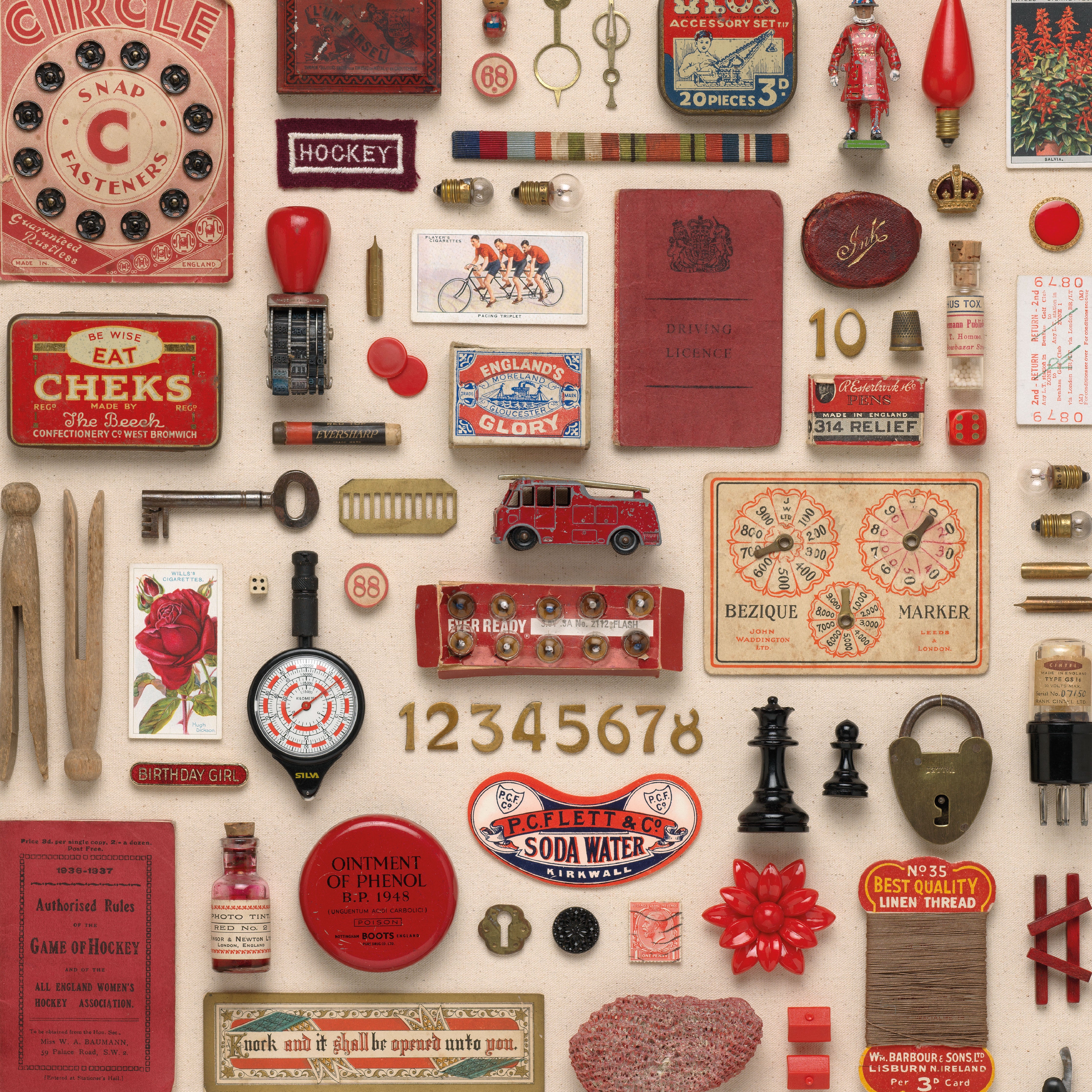 Composition in Red Giclée Art Print