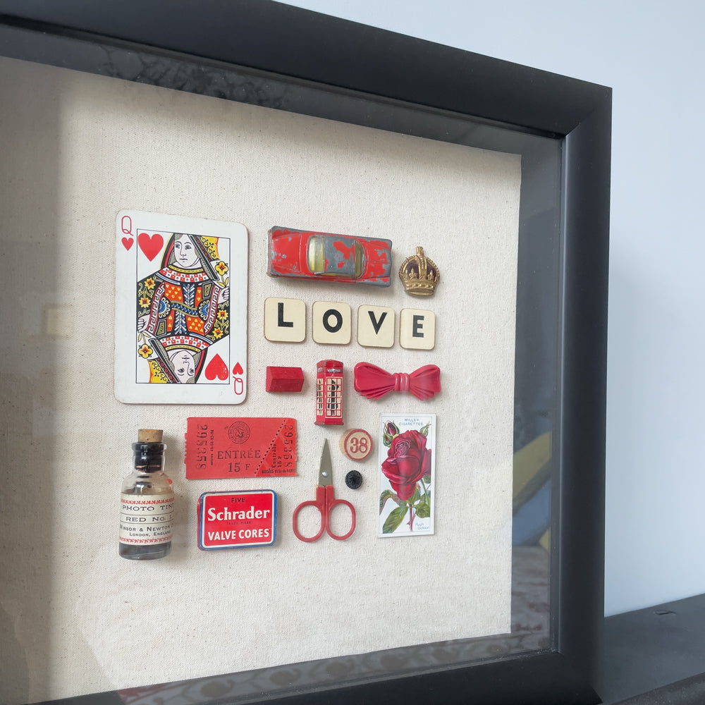 All You Need Is Love – Unique Vintage Object Artwork