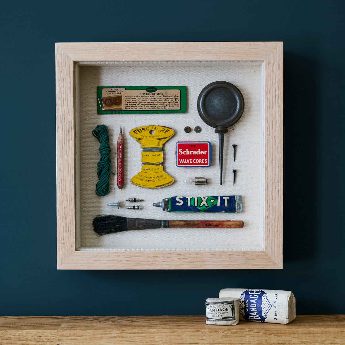 DIY Enthusiast – Pockets Collection No. 4  – Vintage Object Assemblage Artwork