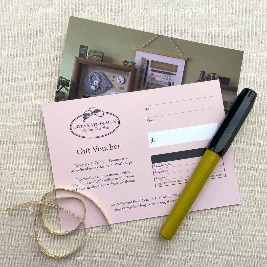 Personal Memory Box Workshop Gift Voucher
