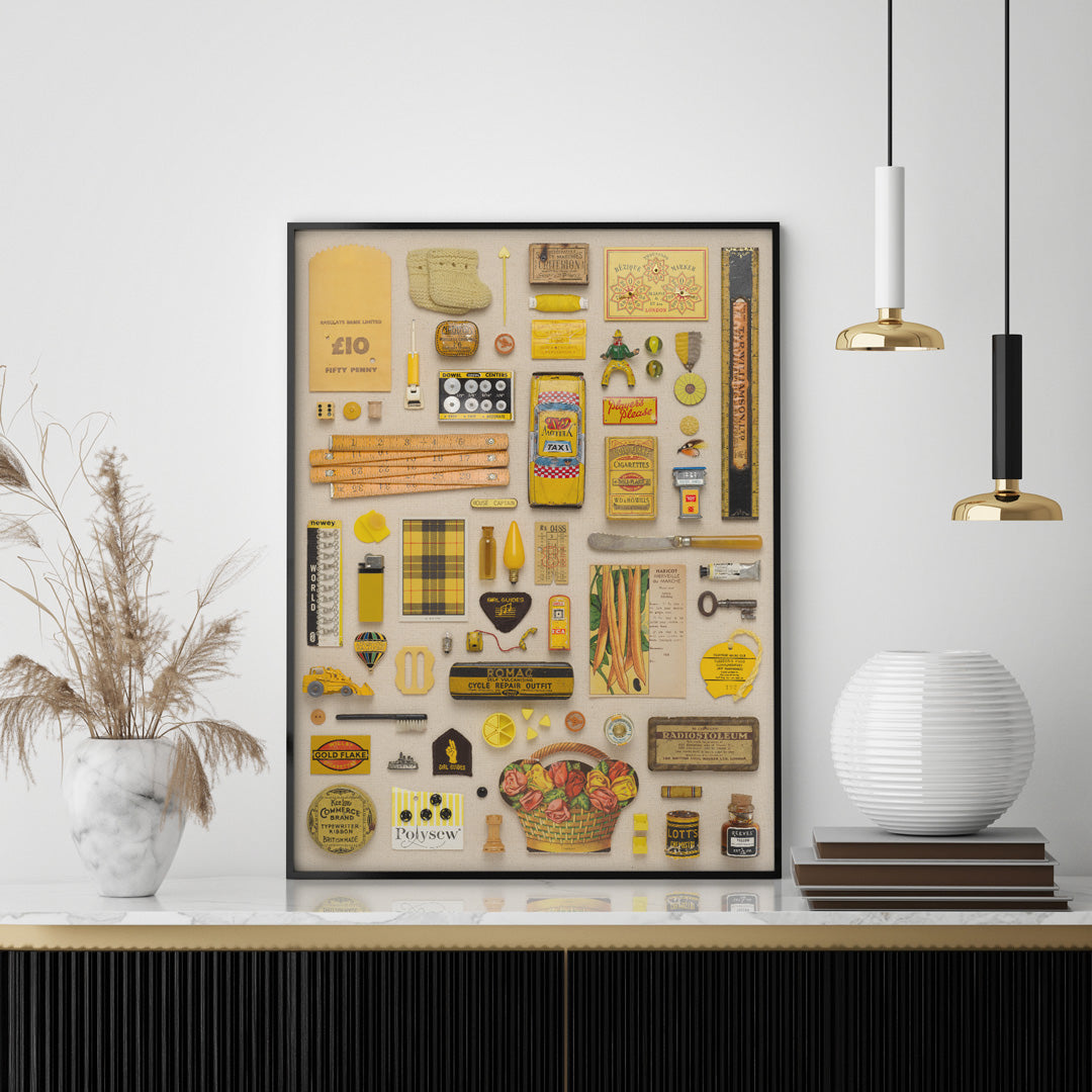 Composition in Yellow Giclée Art Print